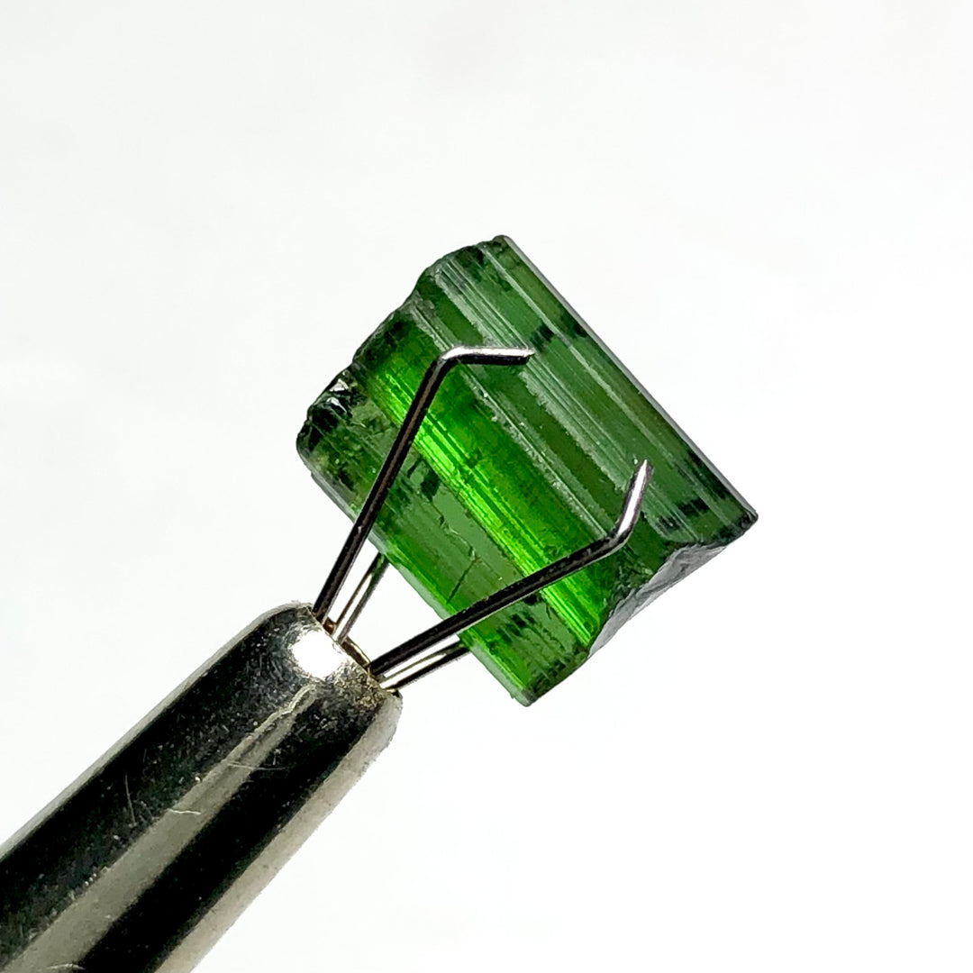 3.80 Carats Facet Rough Greenish Afghanistan Tourmaline - Noble Gemstones®