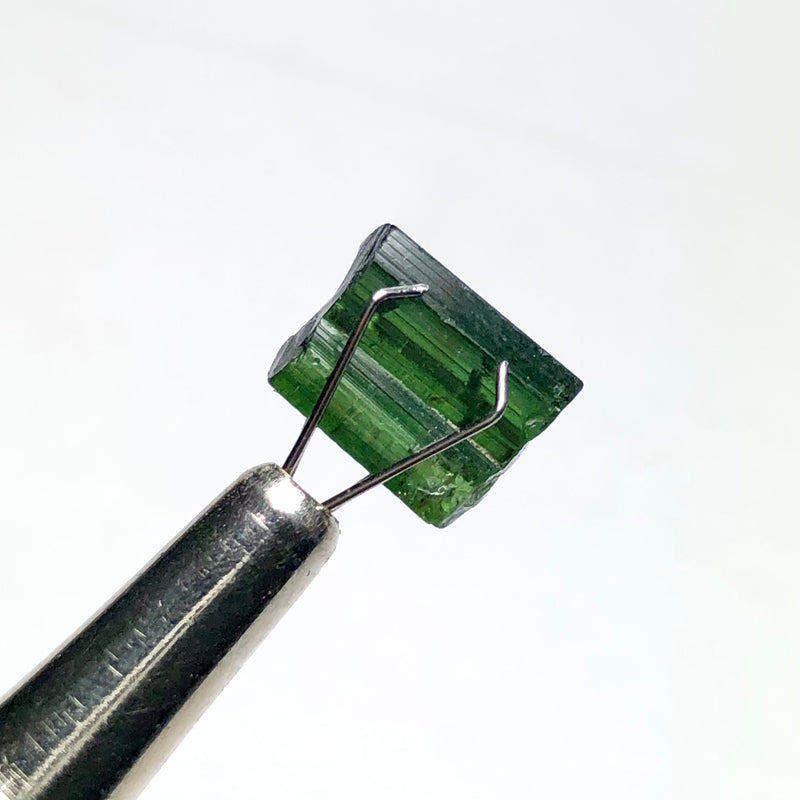 3.80 Carats Facet Rough Greenish Afghanistan Tourmaline - Noble Gemstones®