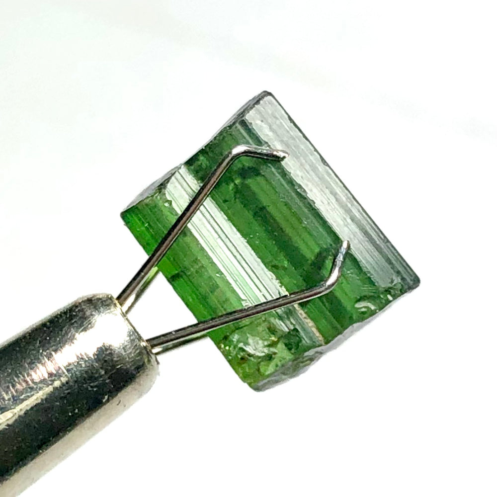 3.80 Carats Facet Rough Greenish Afghanistan Tourmaline - Noble Gemstones®