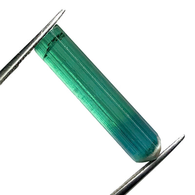 8.35 Carats Facet Rough Bi-Color Greenish Blue Afghanistan Tourmaline - Noble Gemstones®