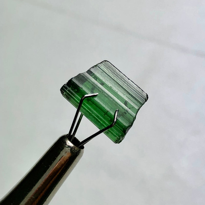 5.25 Carats Facet Rough Green Tourmaline - Noble Gemstones®