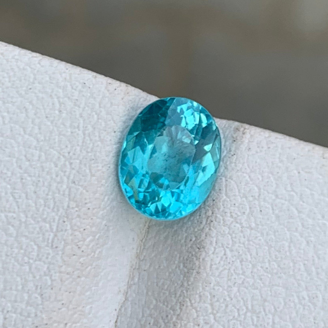 1.70 Carats Blue Apatite Semi-Precious Gemstone