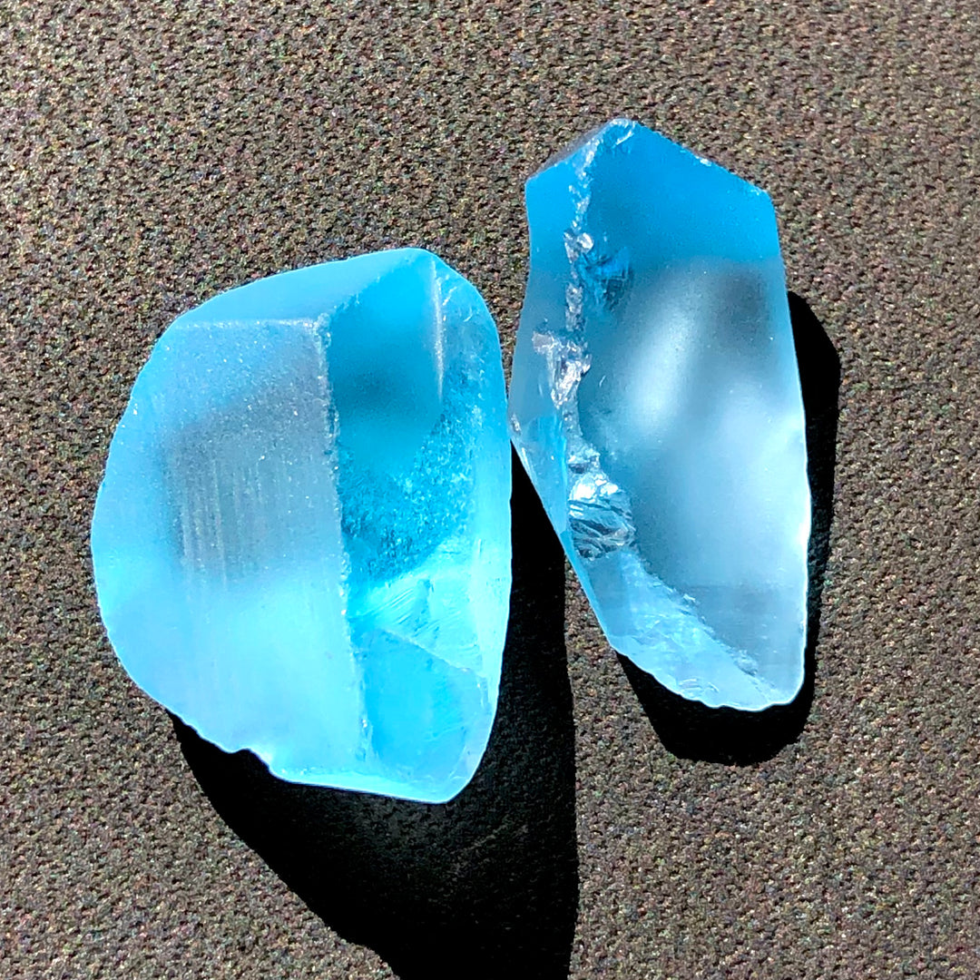 Buy 11.42 Grams Facet Rough Blue London Topaz - Noble Gemstones®