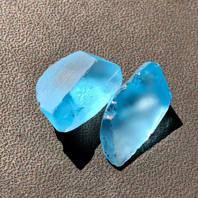 Buy 11.42 Grams Facet Rough Blue London Topaz - Noble Gemstones®