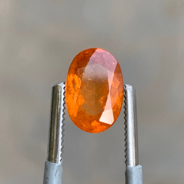 2.40 Carats Faceted Orange Spessartine Garnet