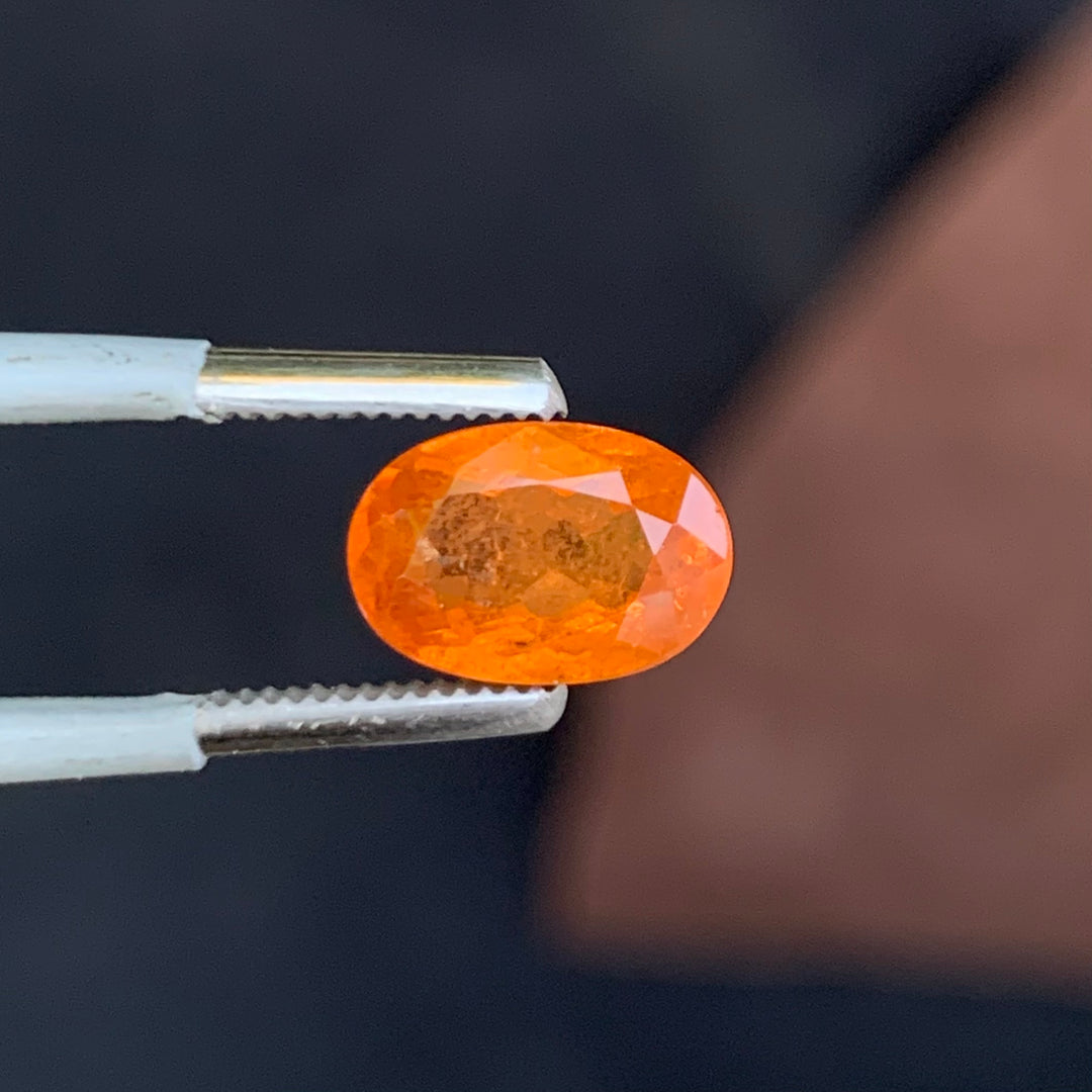 2.40 Carats Faceted Orange Spessartine Garnet