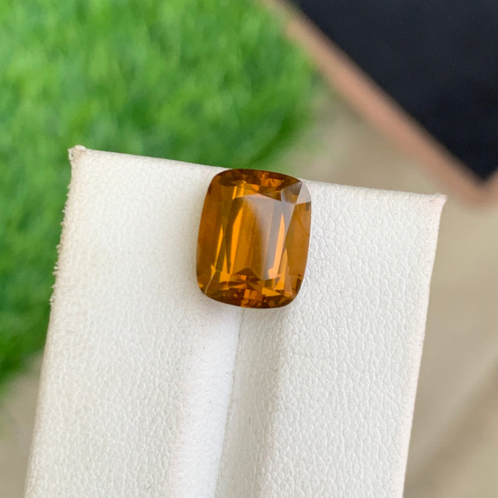 6.05 Carats Faceted Semi-Precious Citrine Stone