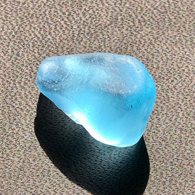 7.16 Grams Facet Rough London Blue Topaz - Noble Gemstones®