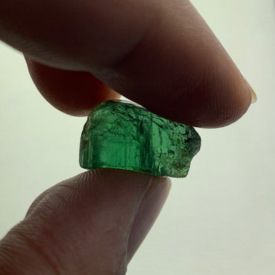 12.70 Carats Facet Rough Bluish Green Afghanistan Tourmaline